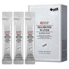 Confezione Sconto SNP Diamond Water Sleeping Pack Stick 4ml Idratante Liquido 300pz - Product Image 1