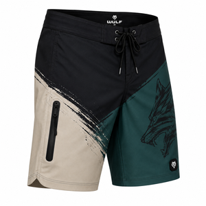 Shorts de MMA pour hommes WULF, impression par sublimation, évacuation de l'humidité, séchage rapide, coupe régulière, vêtements de sport de combat pour adultes - Product Image 1
