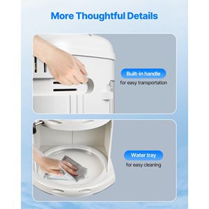 Macchina Tritaghiaccio Elettrica Commerciale 250W 1500RPM, Produzione 220 libbre/ora, Modello da Tavolo per Ghiaccio Tritato e Coni di Neve - Product Image 6