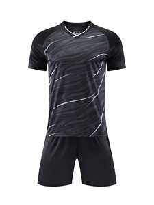 Conjunto de Camisetas de Fútbol Personalizadas para Adultos, Transpirables, de Secado Rápido, 100% Poliéster, Impresión Digital, Manga Corta, Corte Ajustado - Product Image 5