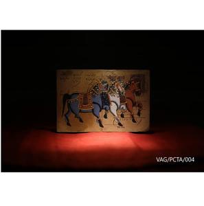 Exhibición de pared interior moderna y minimalista con pinturas de postales pintadas a mano - Product Image 6