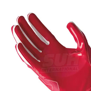 Nouveaux gants de football américain en cuir, style moderne, faible MOQ, usage professionnel, légers, haute qualité, sangle de poignet réglable - Product Image 6