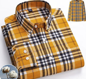 Nouvelle chemise décontractée ajustée à manches longues pour homme, en coton Oxford respirant 100 %, idéale pour la natation - Product Image 5