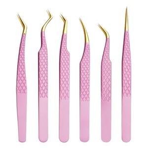 Pinzas de Precisión Antiestáticas de Acero Inoxidable para Pestañas y Cejas, Venta al por Mayor de Fábrica SHEARS BEAUTY - Product Image 6