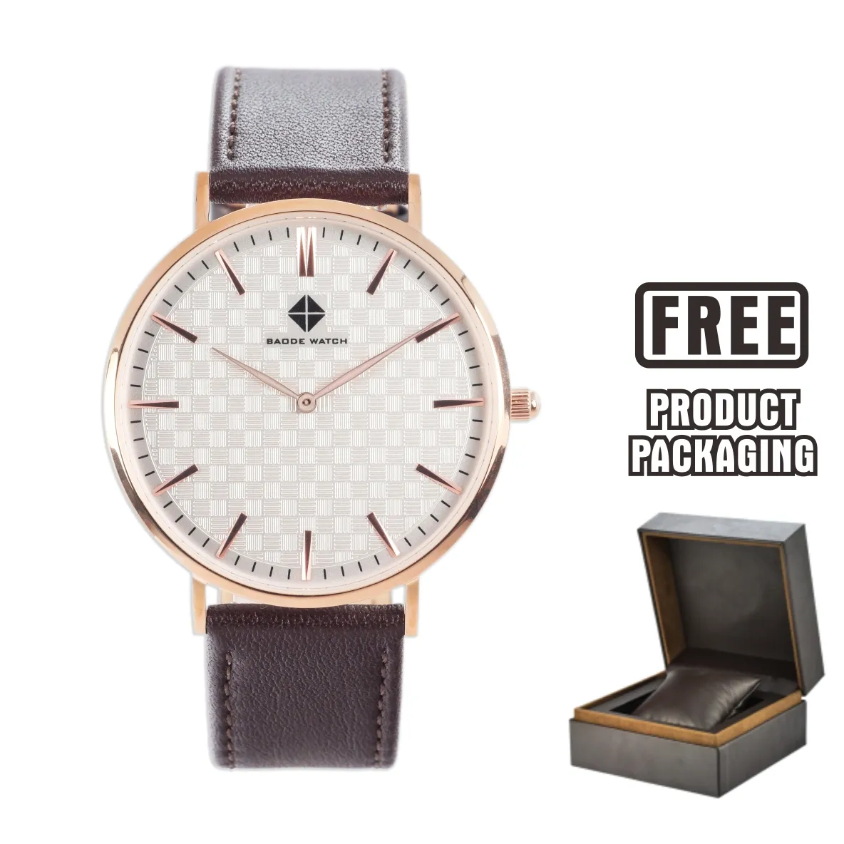 [Boxset] High Cost-Effective New Arrival 80*120Mm Custom Mens Style Quartz Watches Luxury