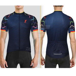 Maillot de cyclisme respirant à manches courtes pour adultes, personnalisable avec logo, directement de l'usine, pour équipes cyclistes - Product Image 2