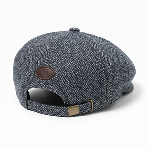 Casquette de golf/casquette plate en tricot, vente en gros, assortie, unisexe, adulte, 100% nylon, respirante, imperméable, réglable, OEM, tissu en maille Oxford - Product Image 2