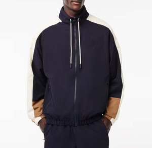 Premium Quality Wholesale Mesh Lining Windbreaker <b>Jacket</b> For Men Breathable Color Block Quick Dry Plus Size <b>Waterproof</b> <b>Jacket</b> - Product Image 3
