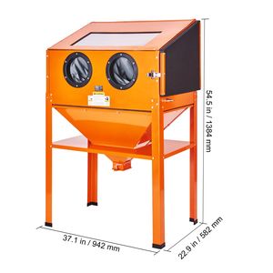 Cabina de Sandblasting de Acero de Alta Resistencia de 60 Galones con Soporte, Pistola de Sandblasting de 40-120 PSI - Product Image 2