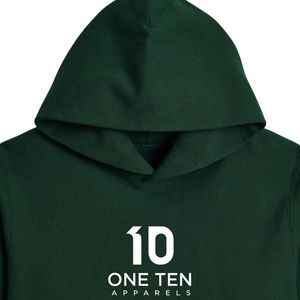 Sweat-shirt à capuche en molleton coupe décontractée, couleur vert forêt, en mélange de coton doux, pull à capuche décontracté, chaud, unisexe, streetwear - Product Image 6