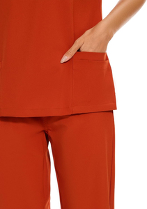 Professional Nurse Scrubs Uniform <b>Set</b> Custom Logo Medical Wear Short Sleeve Unisex Hospital Nursing Scrub Suits Customized - Product Image 5