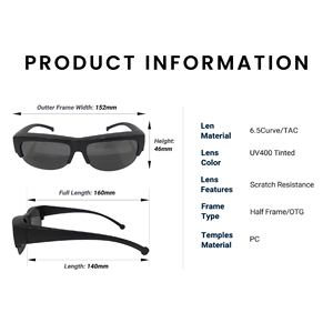 SU1759GA-P Men's <b>Sunglasses</b> with UV400 Tinted Lenses Premium Eyewear - Product Image 2