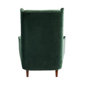 Green Velvet Living Room Chair Upholstered Lounge Armchair Soft Seating for <b>Sofa</b> Accent - Product Image 4
