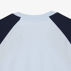 เสื้อยืดเทนนิสแขนสั้นคอกลมสีตัดต่อ แห้งเร็วสำหรับผู้ชาย รุ่นใหม่ OEM 2026 - Product Image 5