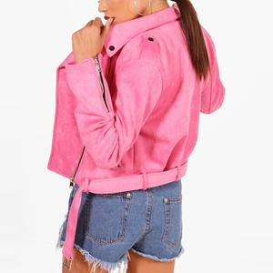 Fabricantes Profesionales de Chaquetas de Cuero Hechas a Medida para Mujer, Nueva Moda, Chaquetas de Cuero Genuino para Mujer, Alta Calidad, Transpirables - Product Image 5