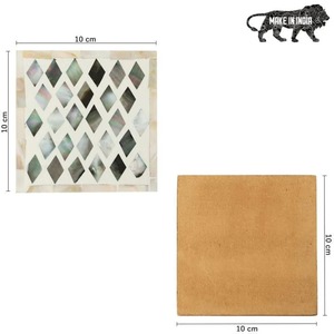 Wood Resin Checker Board <b>Coasters</b> Rectangle Table Mats Modern Eco Friendly <b>Drink</b> <b>Coasters</b> for Kitchen Dining - Product Image 1