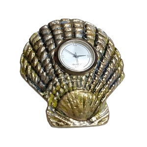 Metal <b>Clock</b> Home Decor Item Showpiece Item Office Desktop Watch and Table <b>Clock</b> Sea Theme Metal Decorative Objects Table <b>Clock</b> - Product Image 1