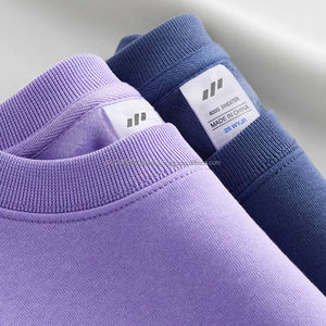 Jersey deportivo de cuello redondo de alta calidad y peso pesado personalizado para hombre, sudaderas en blanco de gran tamaño - Product Image 4