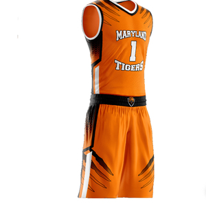 Ensembles d'uniformes de basketball en tissu respirant et confortable avec taille personnalisée, uniformes de basketball imprimés par un fabricant professionnel - Product Image 6