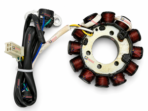 Ensemble de bobine de stator à 12 pôles Yamaha YBR 110cc de qualité supérieure pour moto – Pièce de rechange électrique en gros - Product Image 3