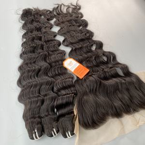 Extensiones de Cabello Remy Vietnamita de Grado 12, 100% Virgen, Cutícula Alineada, Estilo Liso, Textura Profunda y Suelta, 100g, Precio al por Mayor - Product Image 5