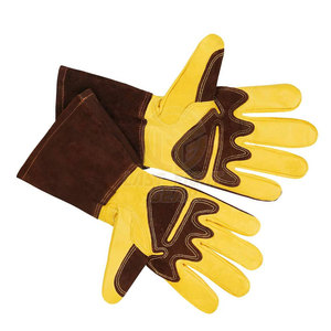 Factory Manufacturer Custom Made Leather Welding <b>Gloves</b> Work Wear Heat Protection Welding <b>Gloves</b> - Product Image 3