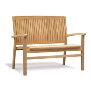 Sillas de Restaurante Hechas de Madera de Teca Antigua de Calidad, Sillas Largas Resistentes a las Termitas - Product Image 3