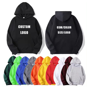 เสื้อฮู้ดดี้ดีไซน์ใหม่สไตล์วินเทจทรงโอเวอร์ไซส์ ปักลายได้ พิมพ์ลายได้  แบบเรียบ  ขายส่ง คุณภาพสูงสุด เสื้อฮู้ดดี้ผู้ชาย - Product Image 1
