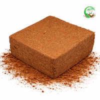 Blok Cocopeat Organik Ramah Lingkungan Berkinerja Tinggi 5Kg, Ekspansi 80-100L, EC Rendah, Pemasok Grosir Sabut Kelapa untuk Penanaman dan Pembibitan