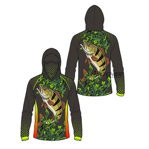 Camisa de Pesca con Capucha, Impermeable, Anti-UV 50+, de Secado Rápido y Transpirable, Fabricada con Poliéster, Marca Privada para Pescadores - Product Image 6