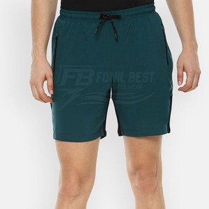 Pantalones Bermuda Casuales de Tela Oxford 100% Algodón, de Secado Rápido, Transpirables, Ligeros, Corte Holgado, Cierre con Cordón, en Oferta - Product Image 1