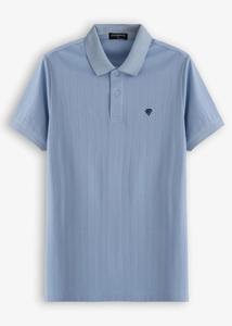 Chemises polo pour hommes en coton et fibre de bambou avec impression numérique - Product Image 6