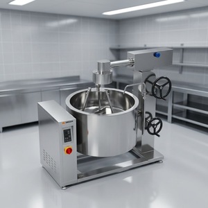 Chaudière à vapeur rotative à induction Amicook 380V/440V, modèle professionnel pour la cuisson et le traitement des sauces, robuste et facile à nettoyer - Product Image 4