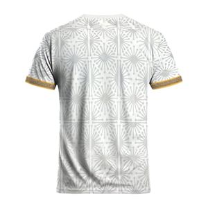 เสื้อฟุตบอลซ้อมแบบคอกลมสั่งทำขายส่ง เป็นมิตรกับสิ่งแวดล้อม แห้งเร็ว ระบายอากาศได้ดี ผลิตจากโพลีเอสเตอร์ พิมพ์ลายแบบซับลิเมชั่น สำหรับทีม - Product Image 2