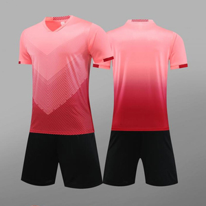 Nouvelle Arrivée Dernier Prix Maillot de Football Uniforme Couleur Unie Design Personnalisé Confortable Tenue de Football Vêtement Standard - Product Image 5