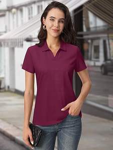 <b>Women</b> <b>Polo</b> <b>Shirts</b> Bulk Wholesale Manufacturer Custom Logo Printing Embroidery Cotton Casual Sports Office Staff Wear - Product Image 4