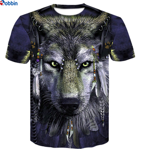 Camiseta Personalizada con Diseño de Águila en 3D para Hombre, Cuello Redondo, Manga Corta, Estilo Urbano, Holgada, para Verano - Product Image 2