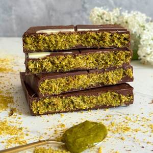 Proveedor mayorista de barras de chocolate con pistacho a bajo precio |   Barra de chocolate de Dubái |   Dulce de Pistacho Kataifi con Chocolate FIX Dessert Chocolatier - Product Image 6