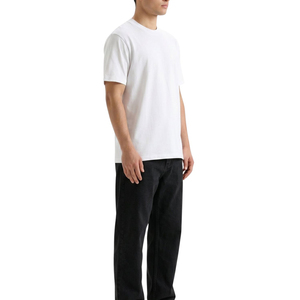 Camiseta de Manga Corta para Hombre, Color Sólido, 100% Algodón, Ecológica, Transpirable, de Alta Calidad, Casual, a la Moda, Venta al Por Mayor - Product Image 2