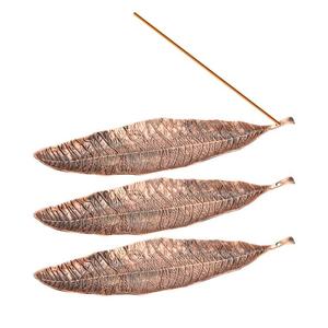 ที่วางธูปโลหะรูปใบไม้ มีจำหน่ายในราคาขายส่ง - Product Image 1