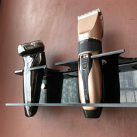 IKZARSA CIK-146 Support mural professionnel pour tondeuses à cheveux de salon, organisateur en métal pour tondeuses, coupe-cheveux, outils de coiffure, rechargeable