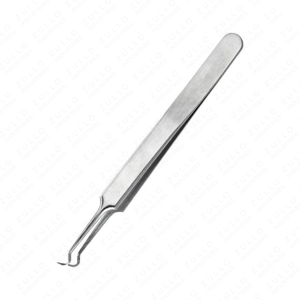 Custom Stainless Steel Eyelash Tweezers <b>Micro</b> Hook Tip Precision Tool Professional Lash <b>Extension</b> Makeup Applicator - Product Image 5