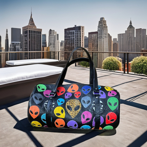 Bolsa de Viaje de Cuero Genuino Hecha a Mano, Bolsa de Viaje de Grano Completo, Personalizada, de Lujo, Informal, con Forro de Poliéster - Product Image 1