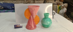 Vase à fleurs moderne en résine Pots de plantes de bureau d'intérieur de haute qualité Jardinière centrale en gros pour décoration de mariage - Product Image 5