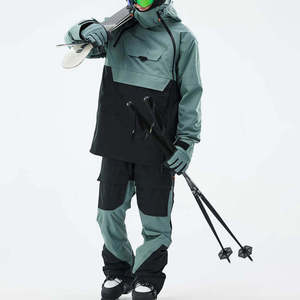 Chaqueta de Esquí Unisex Monteec 2026, Impermeable, Cortavientos, 10,000 mm, Transpirable, con Panel de Colores Personalizables para Trajes de Snowboard - Product Image 4