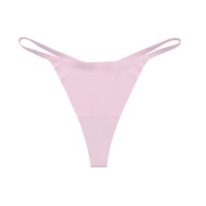 Seamless Thongs for Women No Show Thong Underwear Breathable G-<b>String</b> Thong Panties for Ladies Spandex / Polyester Blend Custom - Product Image 3