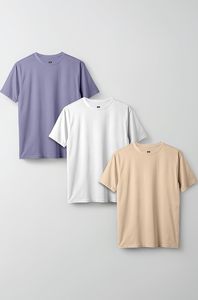 Camiseta de Hombre de Lujo, Corte Slim, Tela Orgánica Sostenible, Suave y Transpirable, Manga Corta, Estilo Urbano - Product Image 2