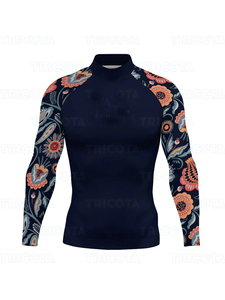 Women's MMA Rash Guard <b>Long</b> Sleeve Elastic Spandex Gym Compression Shirt - Product Image 3