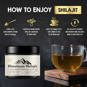 Résine de Shilajit de l'Himalaya 100% authentique OEM avec 87% d'acide fulvique et des oligo-éléments, Shilajit de haute qualité pour hommes et femmes - Product Image 4