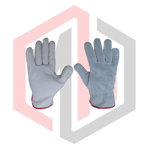 Guantes de Conducción de Cuero Genuino para Hombre, Diseño Clásico, Anticorte, Antideslizantes, 7 oz, Sin Silicona, Sin Polvo, Resistentes a Desgarros, de Seguridad - Product Image 1